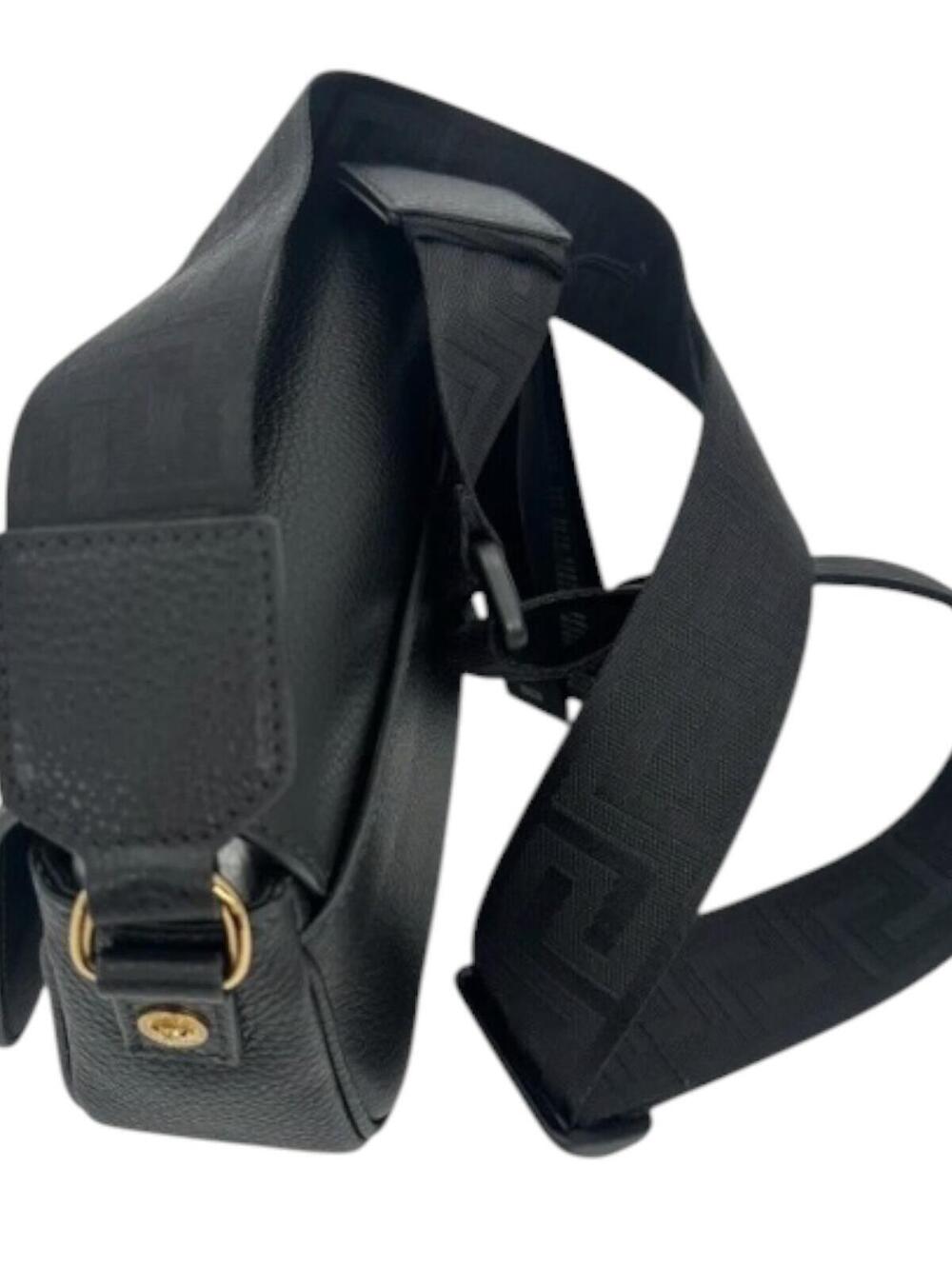 Versace Medusa Pebbled Leather Crossbody Bag NWT - Picture 5 of 15